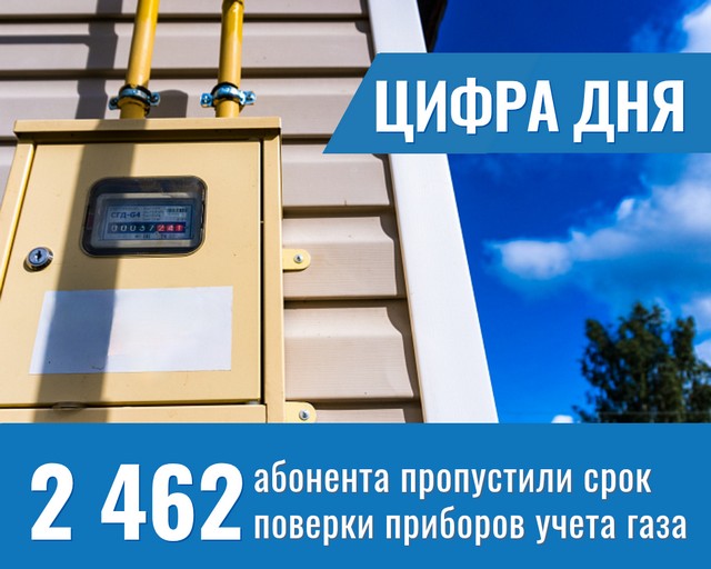 Около 2,5 тысяч жителей Кубани переплачивают при оплате газа из-за неповеренных счетчиков